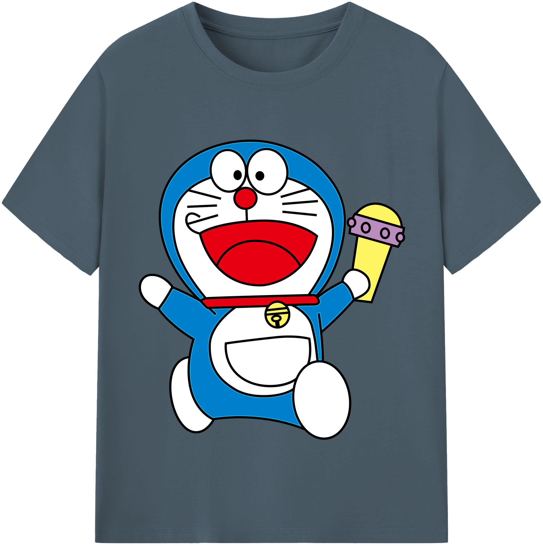（画像用） ドラえもん Doraemon 綿100％半袖Tシャツ（フロントプリント）